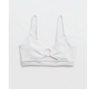 Aerie White Bikini Top